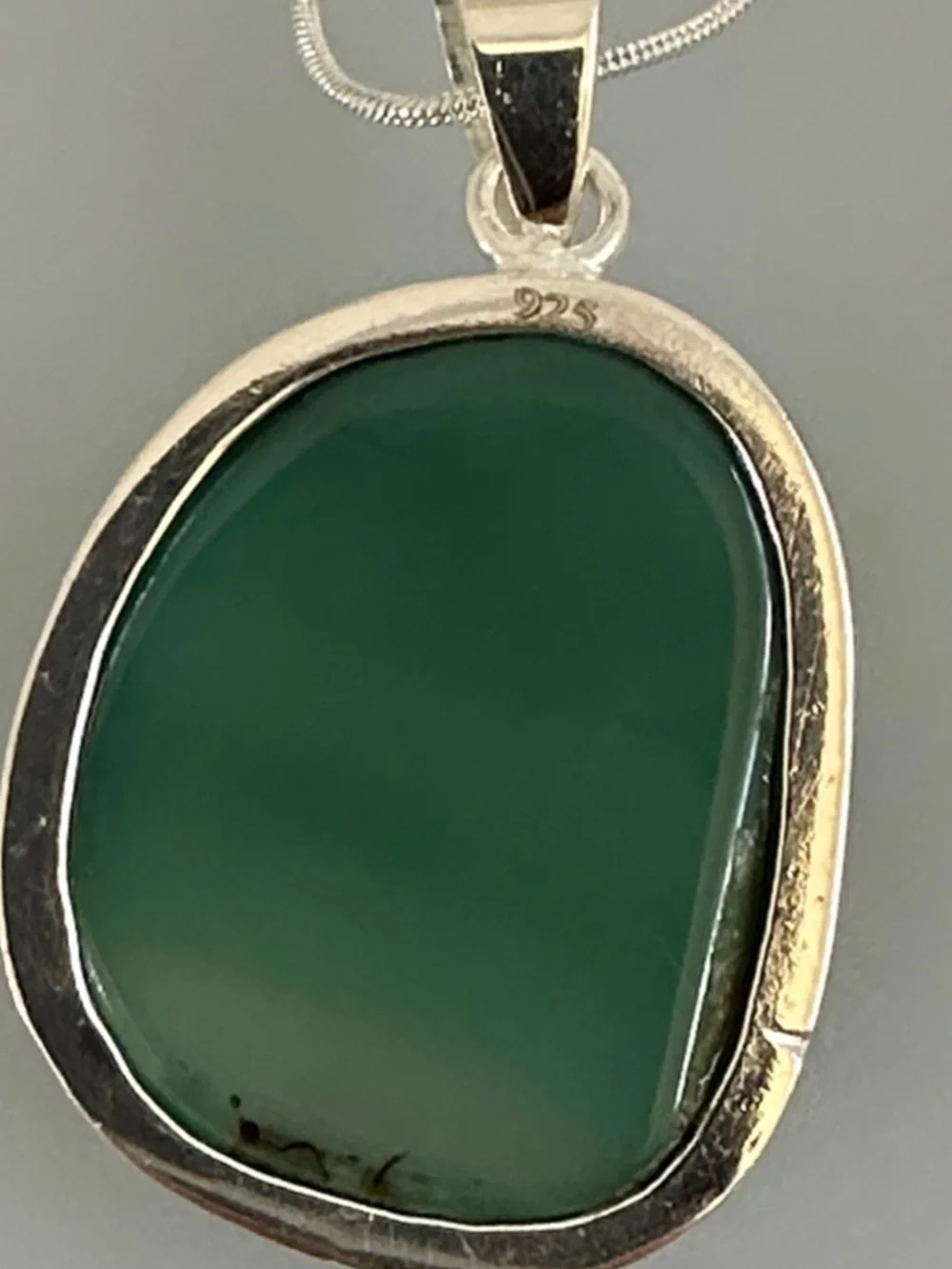 925 Sterling Silver elegant green